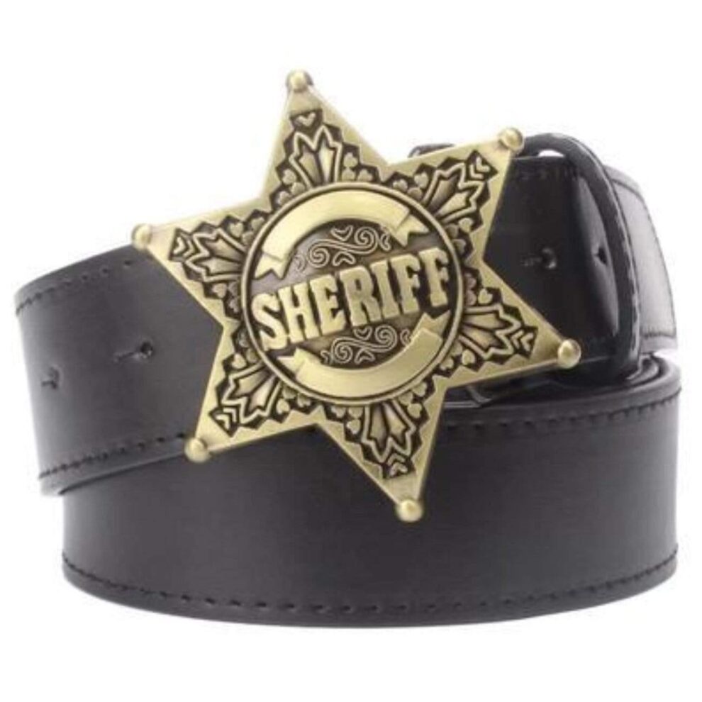 Fibbia Cintura Western Batman Con Accendino Nascosto, Metallo Vintage, Multicolore